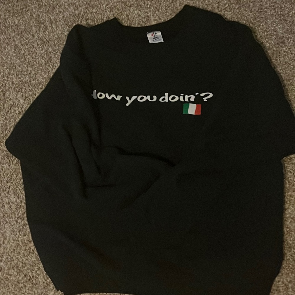 Oversized crew neck